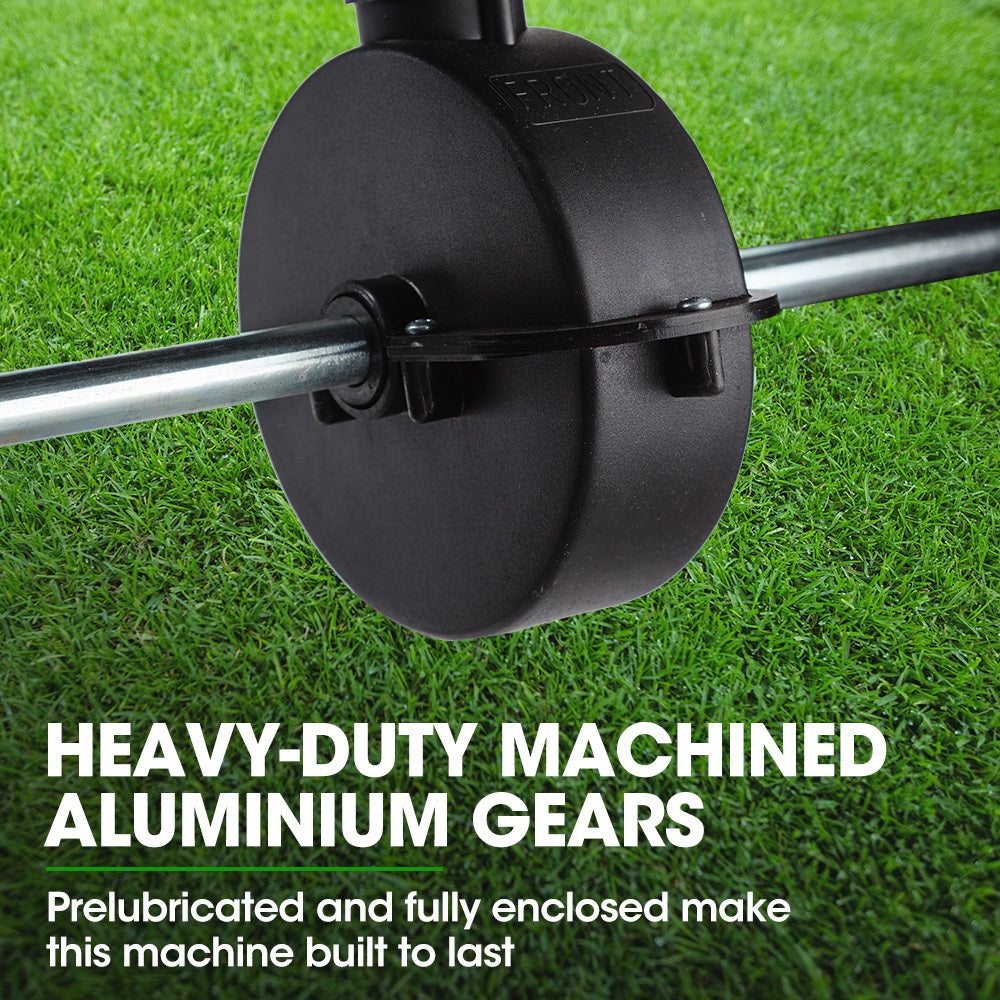 PLANTCRAFT Walk Behind Broadcast Spreader 56kg 60L Seed Lawn Fertiliser 9