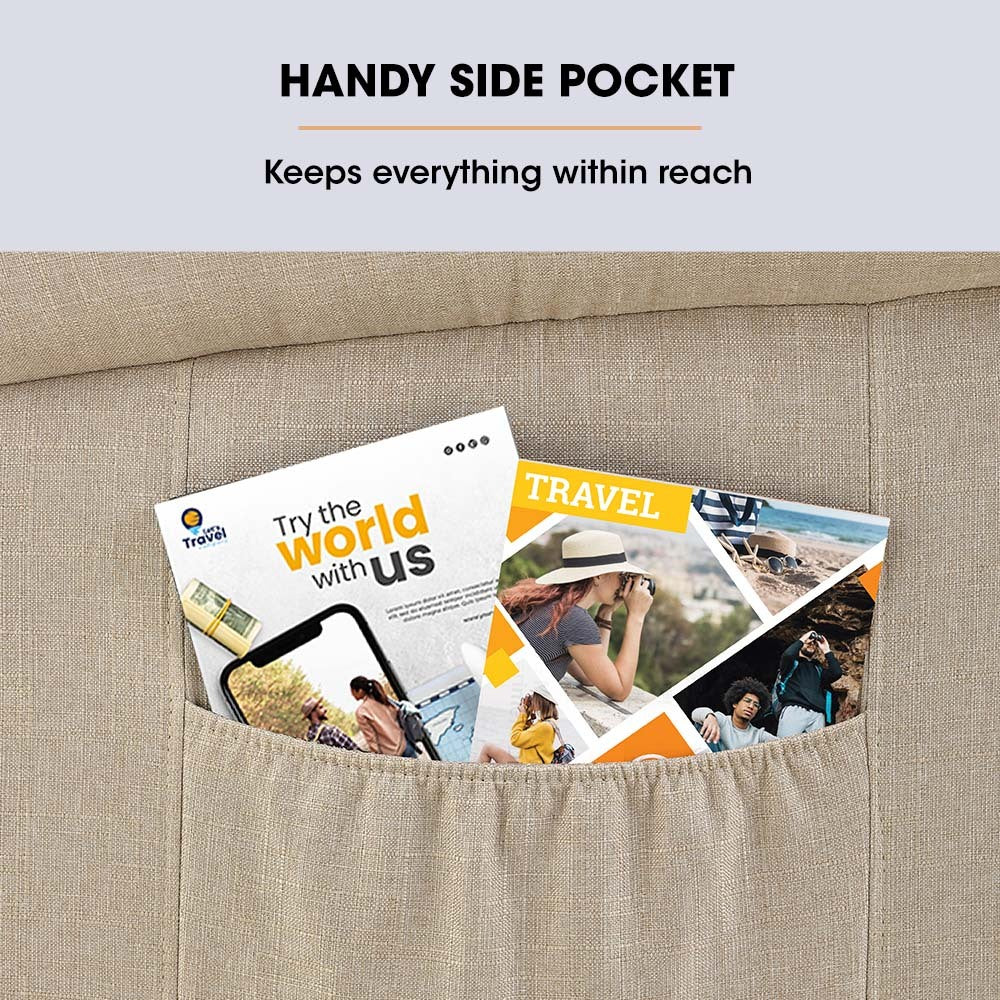 FORTIA Electric Recliner Lift Heat Chair for Elderly, Massage, Heat Therapy, Aged Care, Beige 7