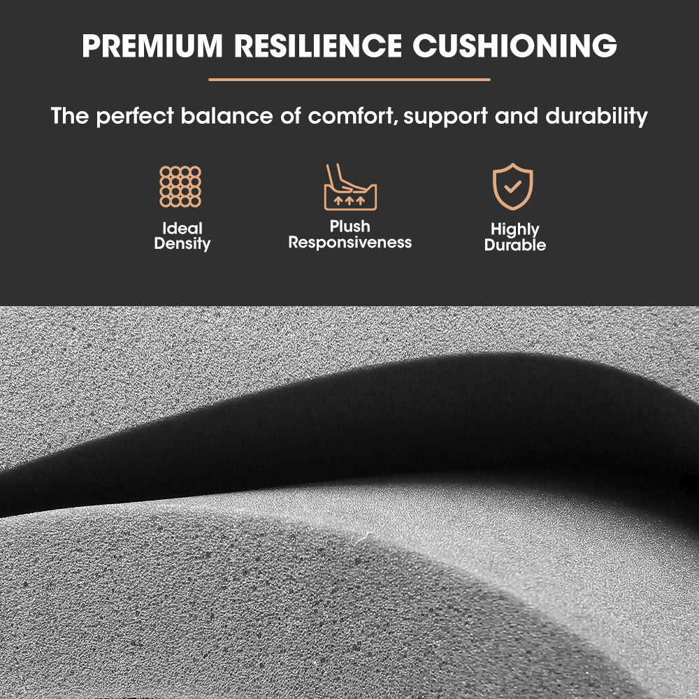 FORTIA Luxury Recliner Lounge Chair, Single Faux Leather Armchair, for Home Theatre Cinema, Elderly, Black 7