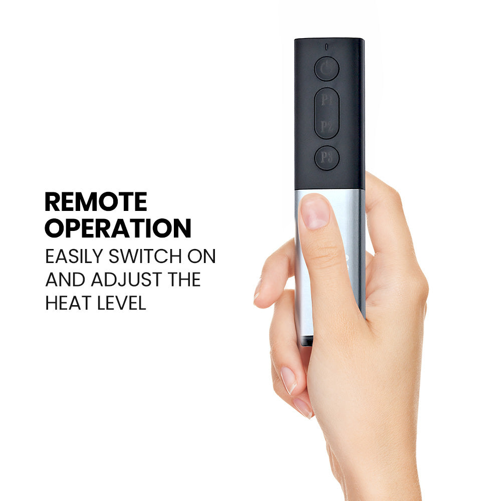 THERMOMATE 1500W Hanging Outdoor Electric Patio Heater, Radiant Carbon Fiber Element, with Remote Control 4