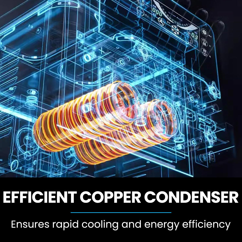 POLYCOOL Benchtop Soft Serve Ice Cream Machine, 3 Flavours, 2+Twist, Frozen Yoghurt, Acai Maker, Twin Cylinder, Counter Top Design, 15A Plug 9