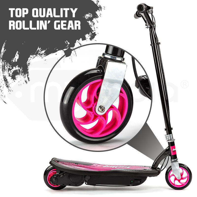 BULLET ZPS Kids Electric Scooter 140W Children Toy Pink Girls Battery Ride 7