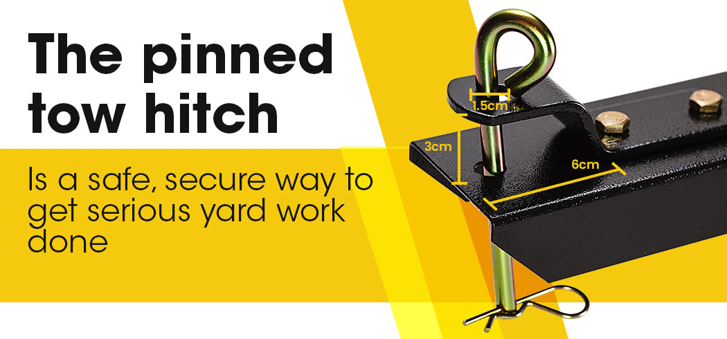 PLANTCRAFT 400LBS Poly Dump Cart Garden Tip Trailer Tray Tow Quad ATV Ride 7