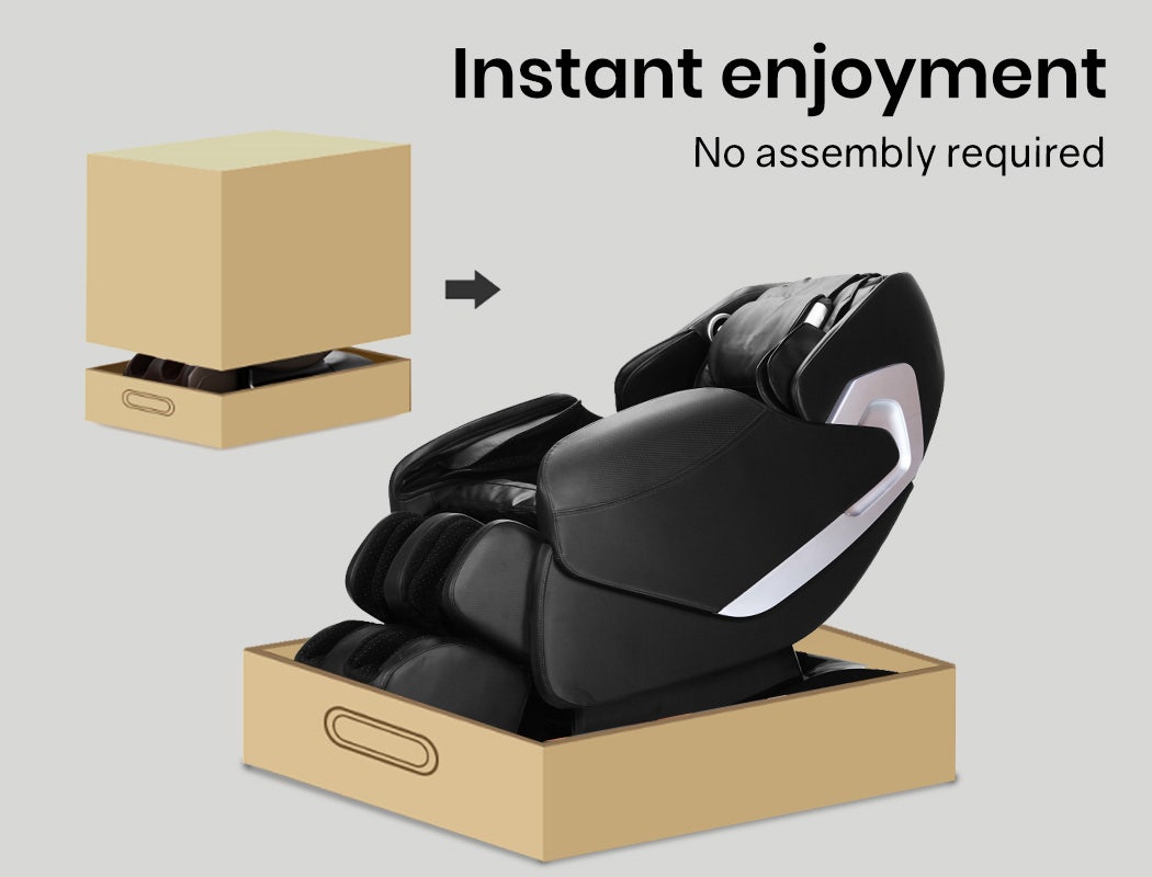 FORTIA Electric Massage Chair Full Body Shiatsu Recliner Zero Gravity Heating Massager, Remote Control 13