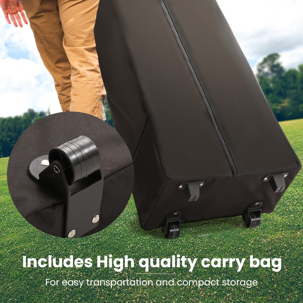 RED TRACK Accessory Pack for 6x3m White Gazebo, includes Walls, Wheeled Carry Bag, Rechargeable USB Lamp 3