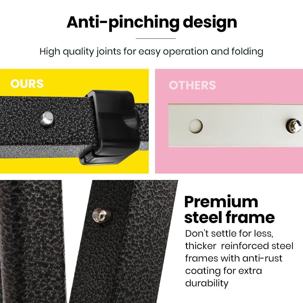 RED TRACK 3.6x2.2m Ultra Compact Folding Gazebo, Walls, Carry bag, Portable Outdoor Popup Marquee for Camping Beach, Navy Blue 4