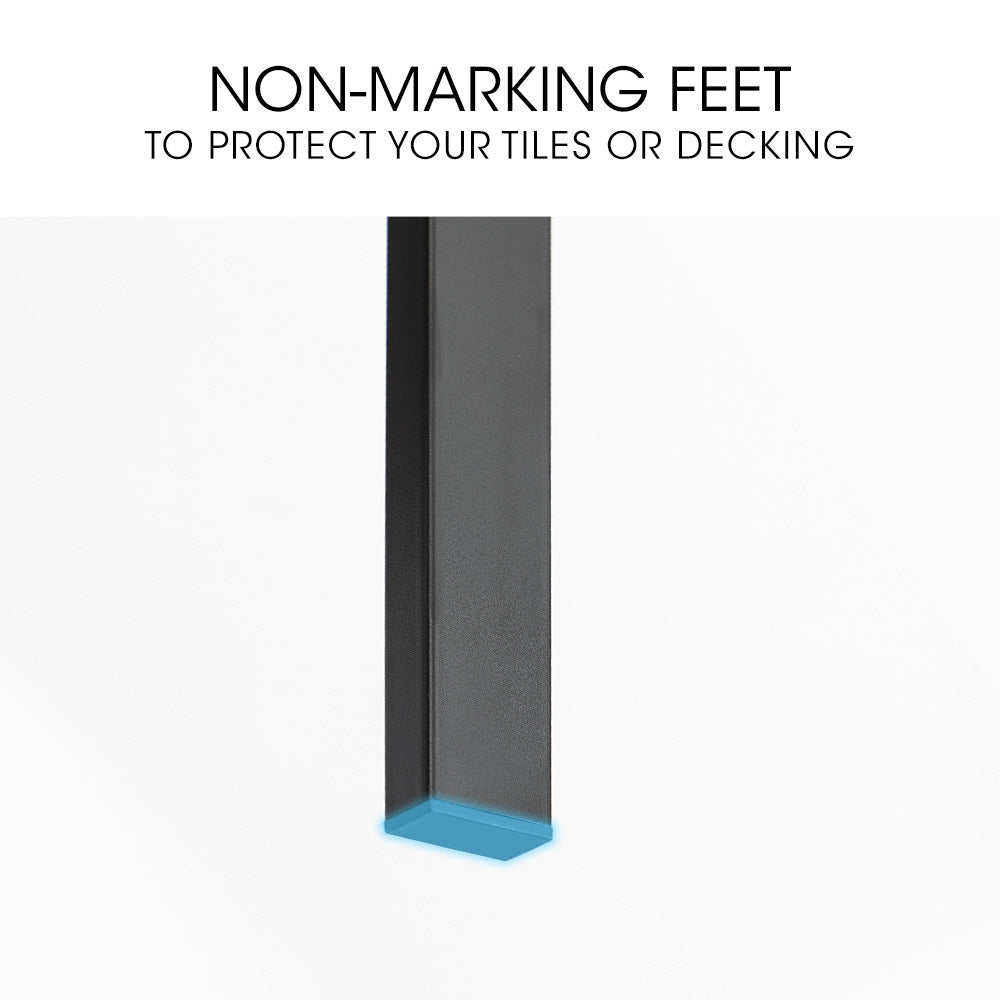 FORTIA 6pc Outdoor Dining Chair Set, for Outside 6