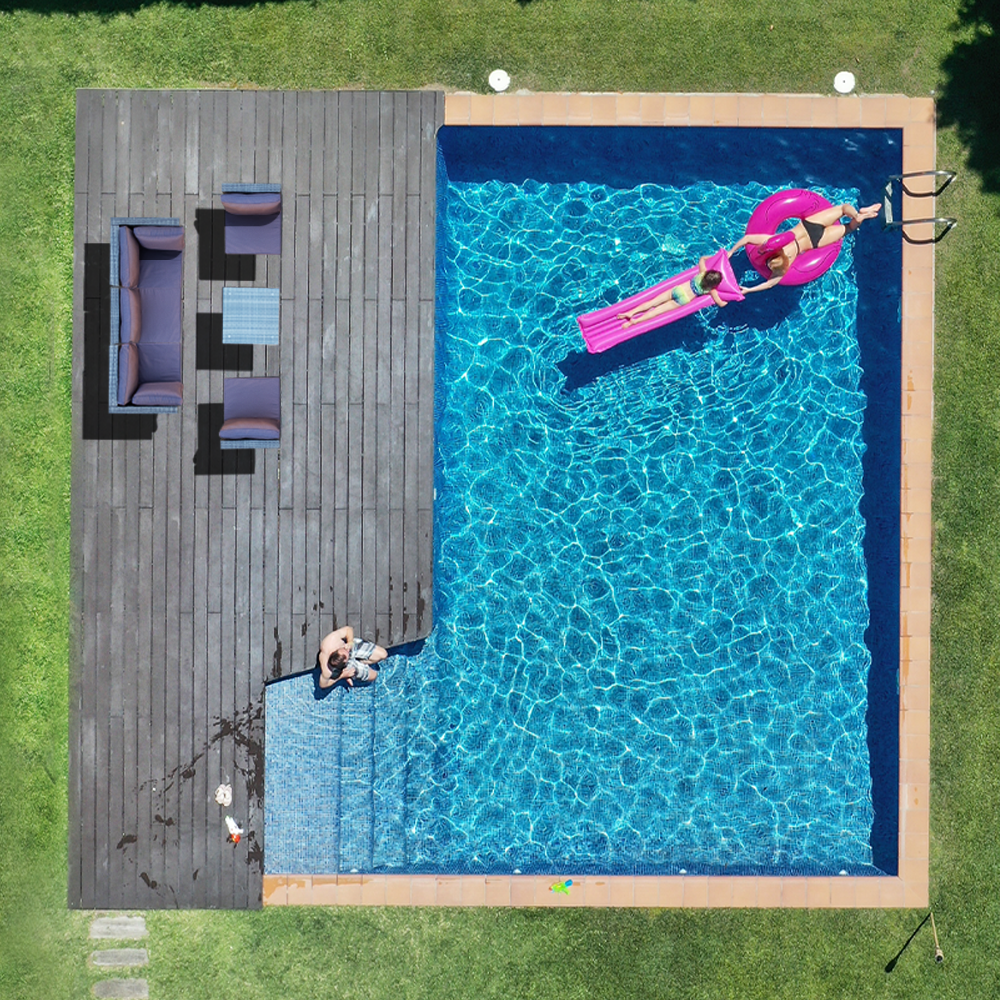 LONDON RATTAN 5 Seater Modular Outdoor Lounge Setting with Coffee Table, Grey 7