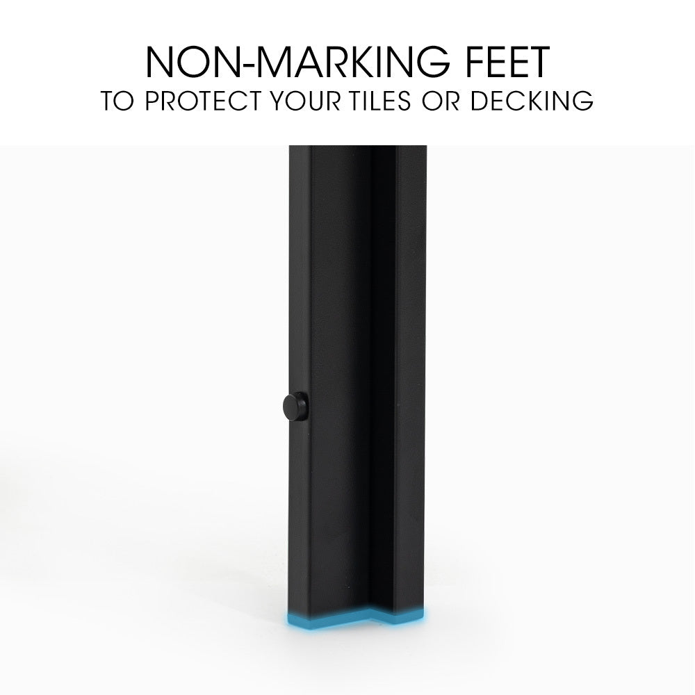 FORTIA 150x90cm Outdoor Dining Table, Rectangular, Furniture for Outside 5