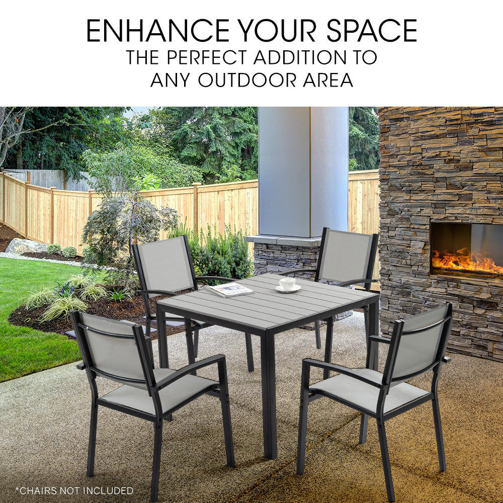 Fortia 90 x 90cm Outdoor Dining Table, Square, Furniture for Outside 3