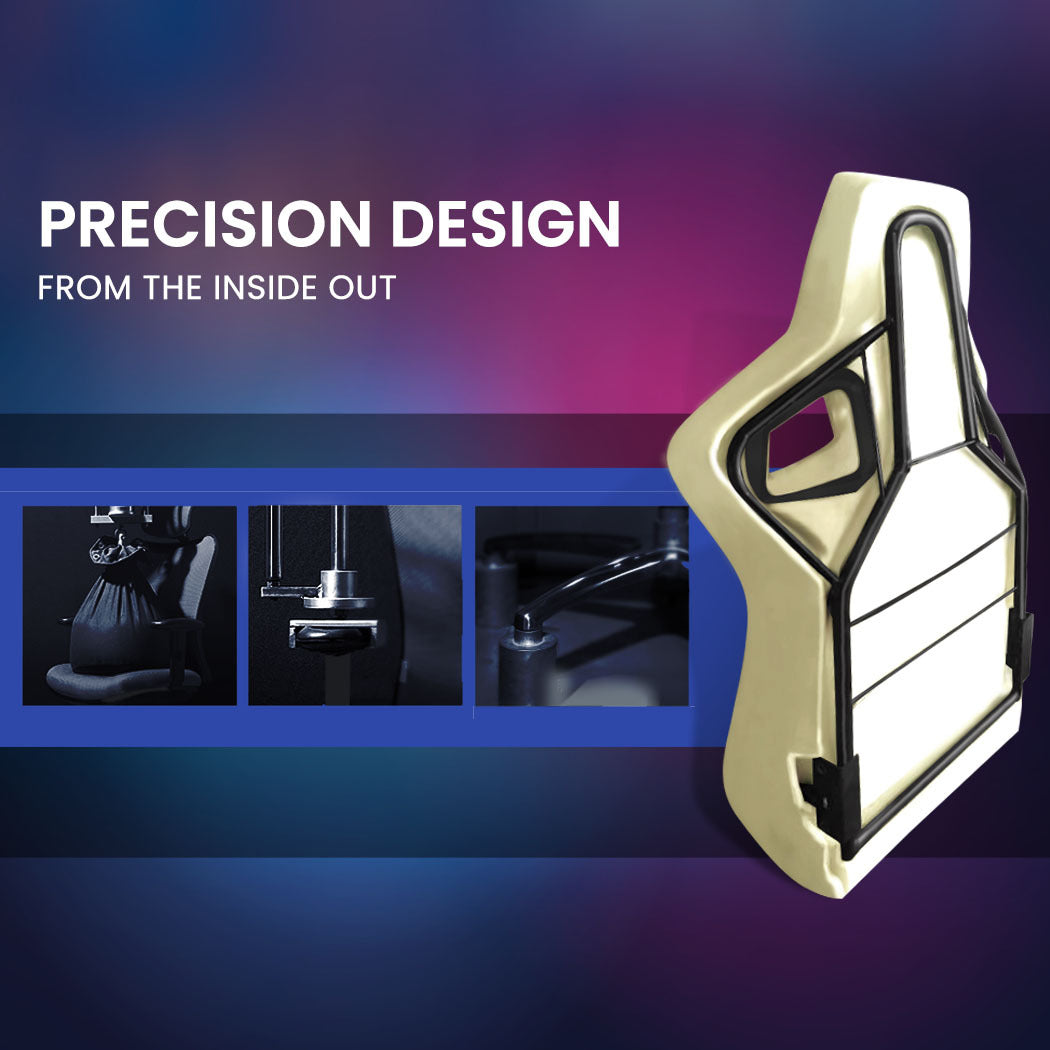 OVERDRIVE Apex Series Reclining Gaming Ergonomic Office Chair with Footrest, Black 4