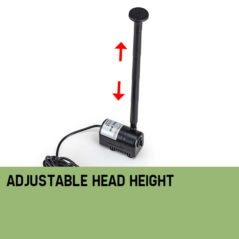 Protege 25W Solar Powered Fountain Submersible Water Pump with Battery Pond Kit Garden 9