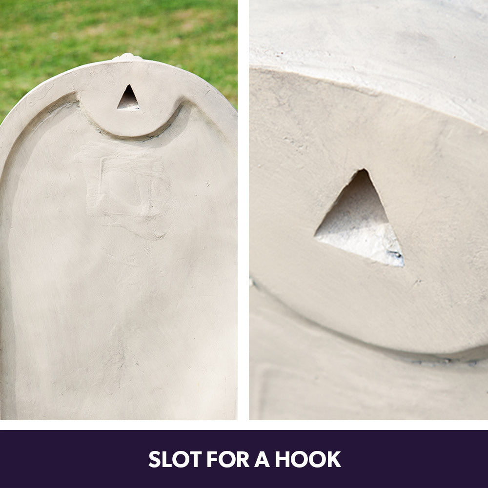 PROTEGE Solar Fountain Water Feature Pump Outdoor Wall Mount Classic with LED Lights 7