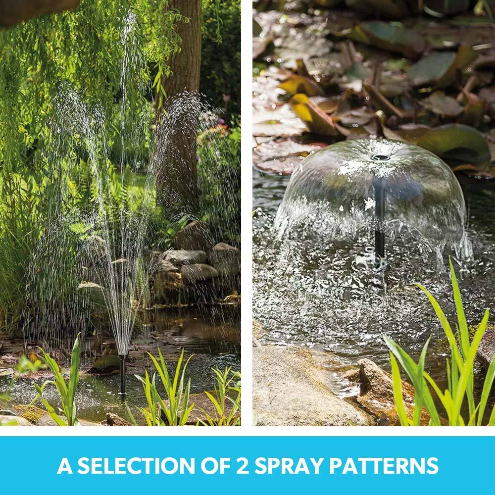 PROTEGE 20W Solar Fountain Pump Garden Water Pool Pond Kit with Eco Filter Box 4