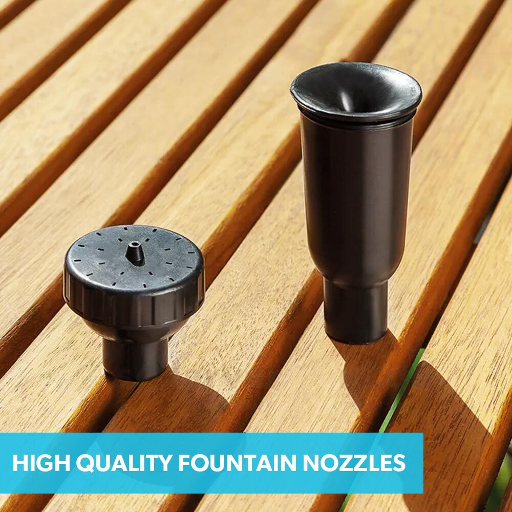 PROTEGE 20W Solar Fountain Pump Garden Water Pool Pond Kit with Eco Filter Box 7