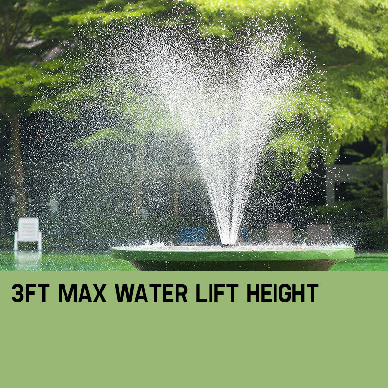 Protege 20W Solar Fountain Submersible Water Pump Power Panel Kit Garden Pond 5