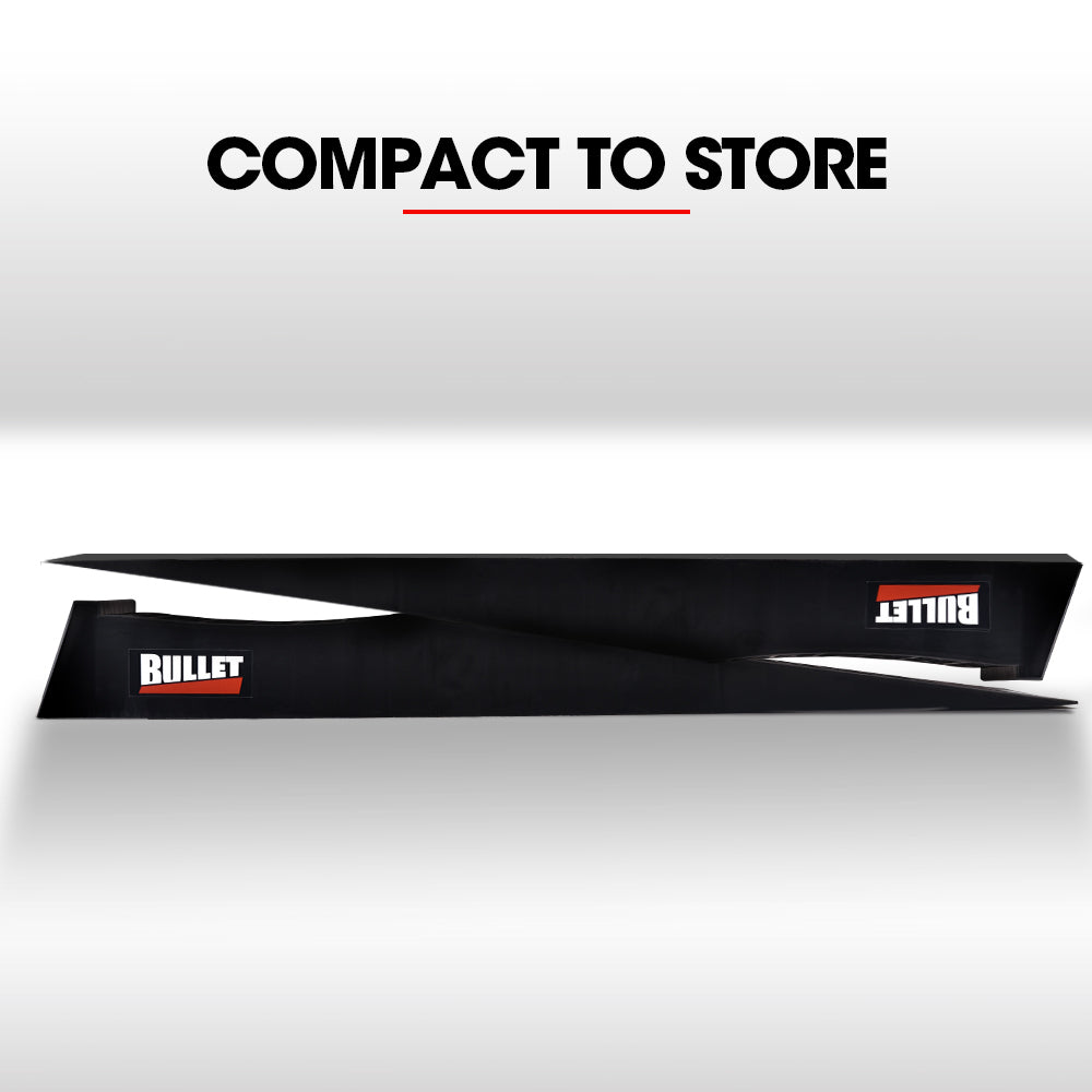 BULLET 2 x 3T Heavy-Duty Low Profile Car Service Ramps 6