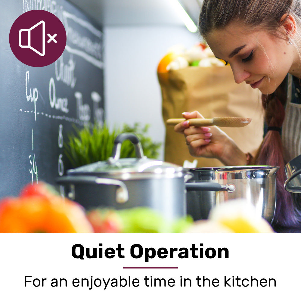 EUROCHEF 60cm Undermount Rangehood Stainless Steel, Quiet 3-Speed, 3-Layer Dishwashable Filter, LED Lights EUR60S 5