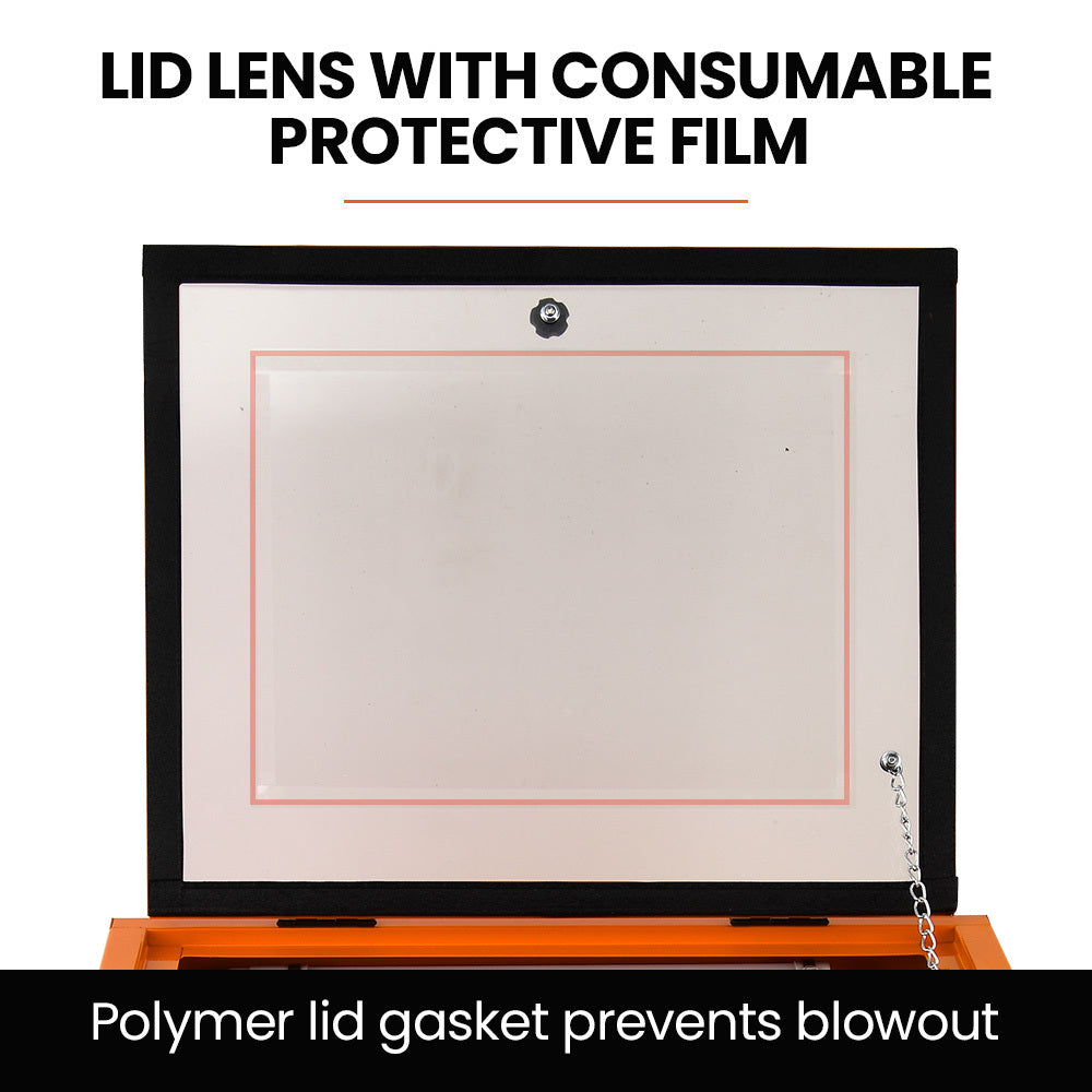 Heavy Duty Steel | LED Light | 100PSI Max Pressure 6
