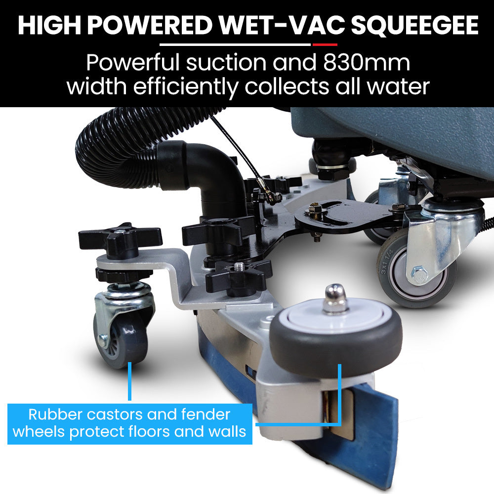 Auch FSH18 Floor Scrubber & Dryer, 490mm, Battery Powered, Walk Behind, Multi-purpose Commercial Grade Machine 4