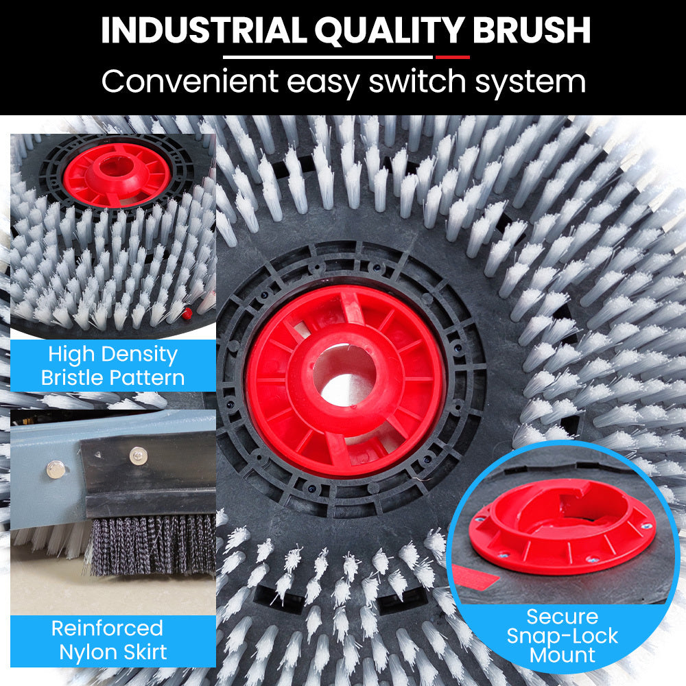 Auch FSH18 Floor Scrubber & Dryer, 490mm, Battery Powered, Walk Behind, Multi-purpose Commercial Grade Machine 7