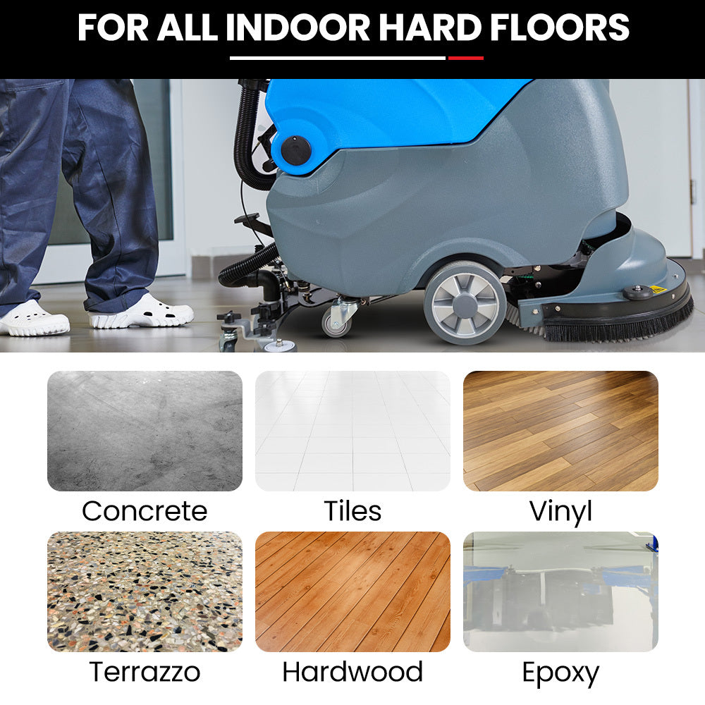 Auch FSH18 Floor Scrubber & Dryer, 490mm, Battery Powered, Walk Behind, Multi-purpose Commercial Grade Machine 8