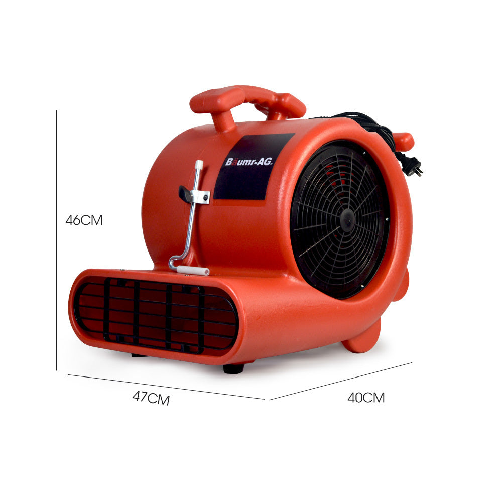 Baumr-AG 3-Speed Carpet Dryer Air Mover Blower Fan, 1300CFM, Sealed Copper Motor, Poly Housing 6