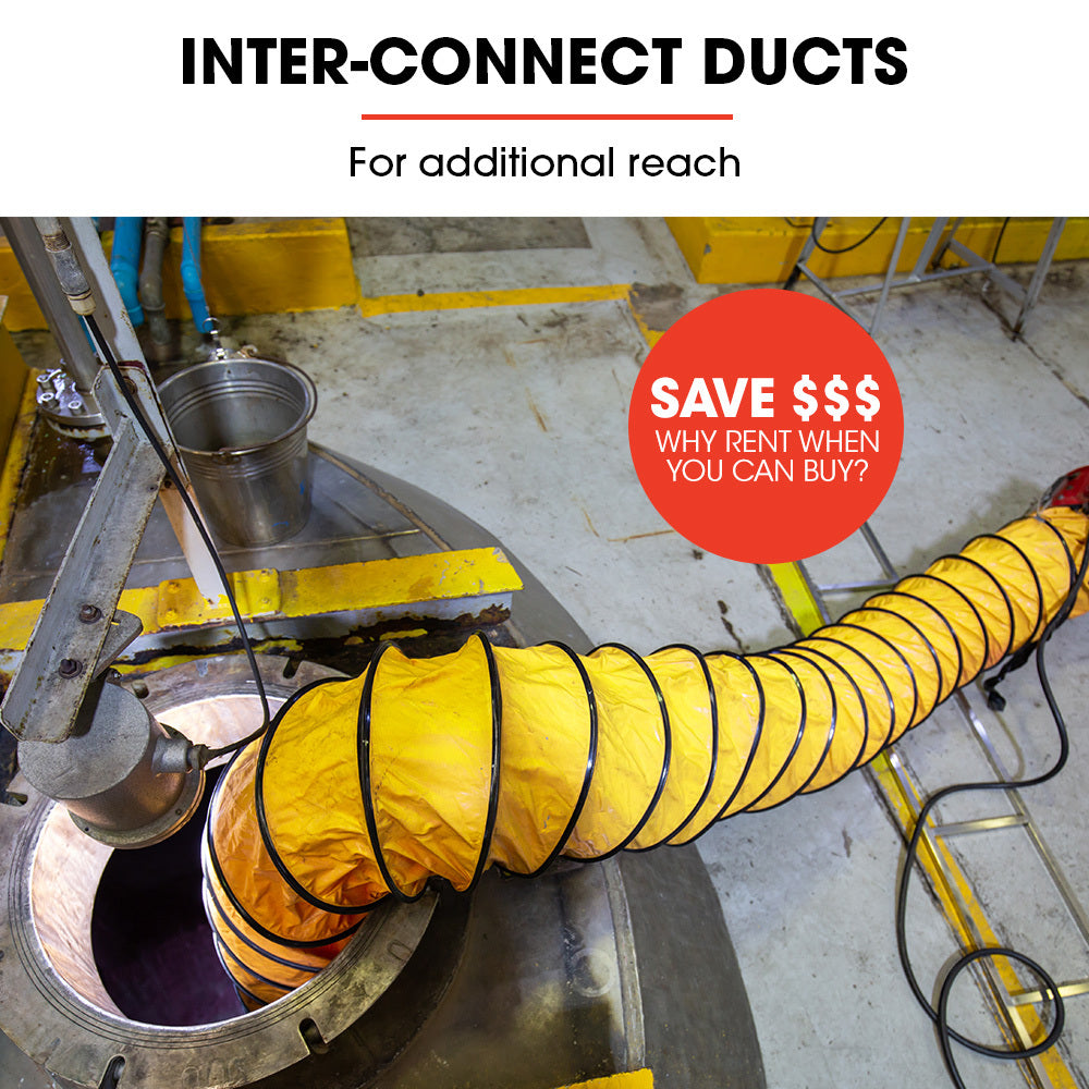 Baumr-AG 200mm 10m Duct for 8" Air Movers 4