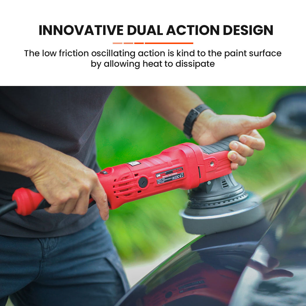 UNIMAC Electric Car Polisher Buffer Dual Action Orbital Polishing Sanding Waxer Sander Machine 720W 7