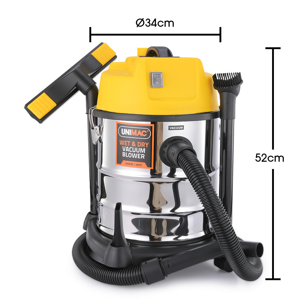 Unimac 20L 1400W Wet and Dry Vacuum Cleaner, with Blower, for Car, Workshop, Carpet 4