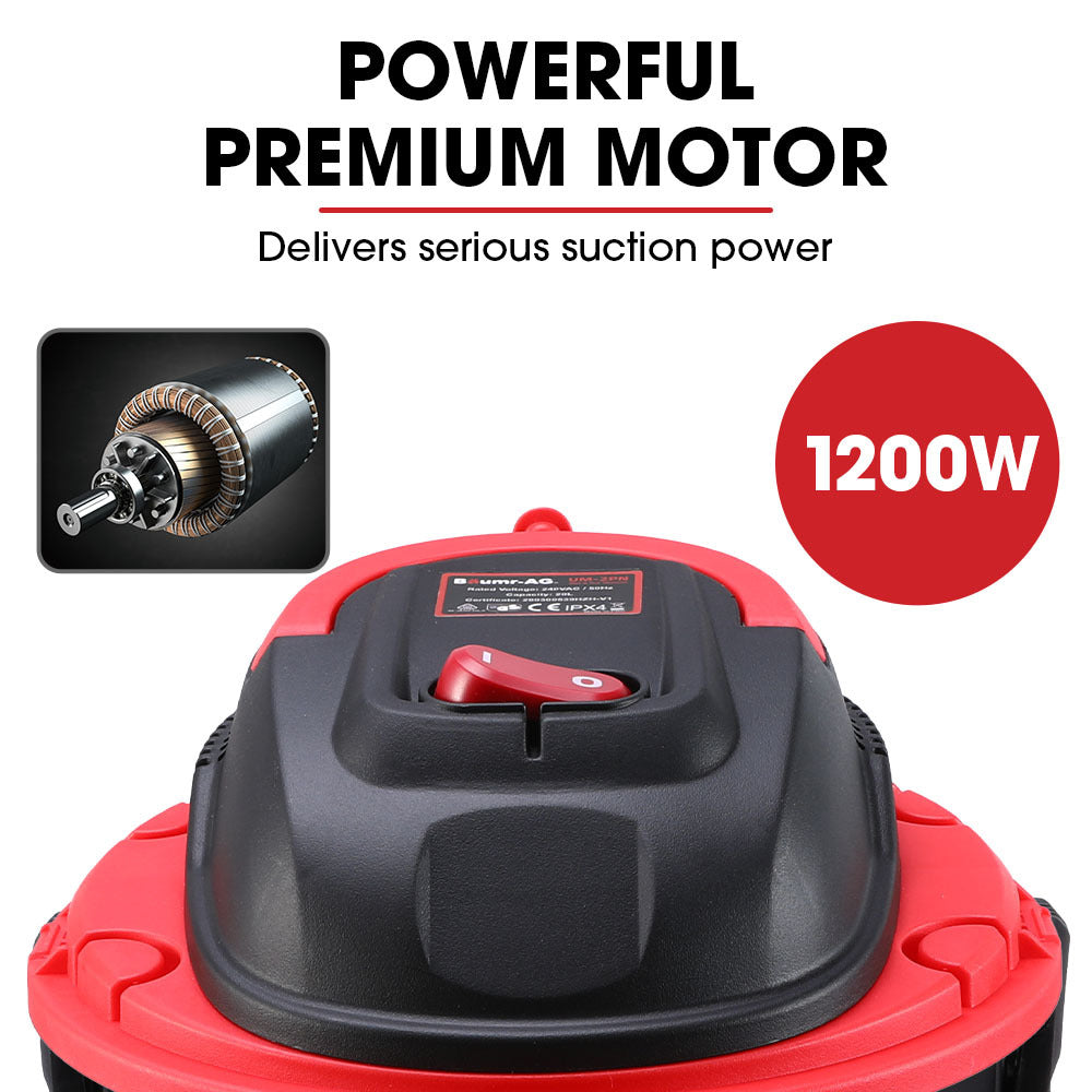 Baumr-AG 20L 1200W Wet and Dry Vacuum Cleaner, with Blower, for Car, Workshop, Carpet 4
