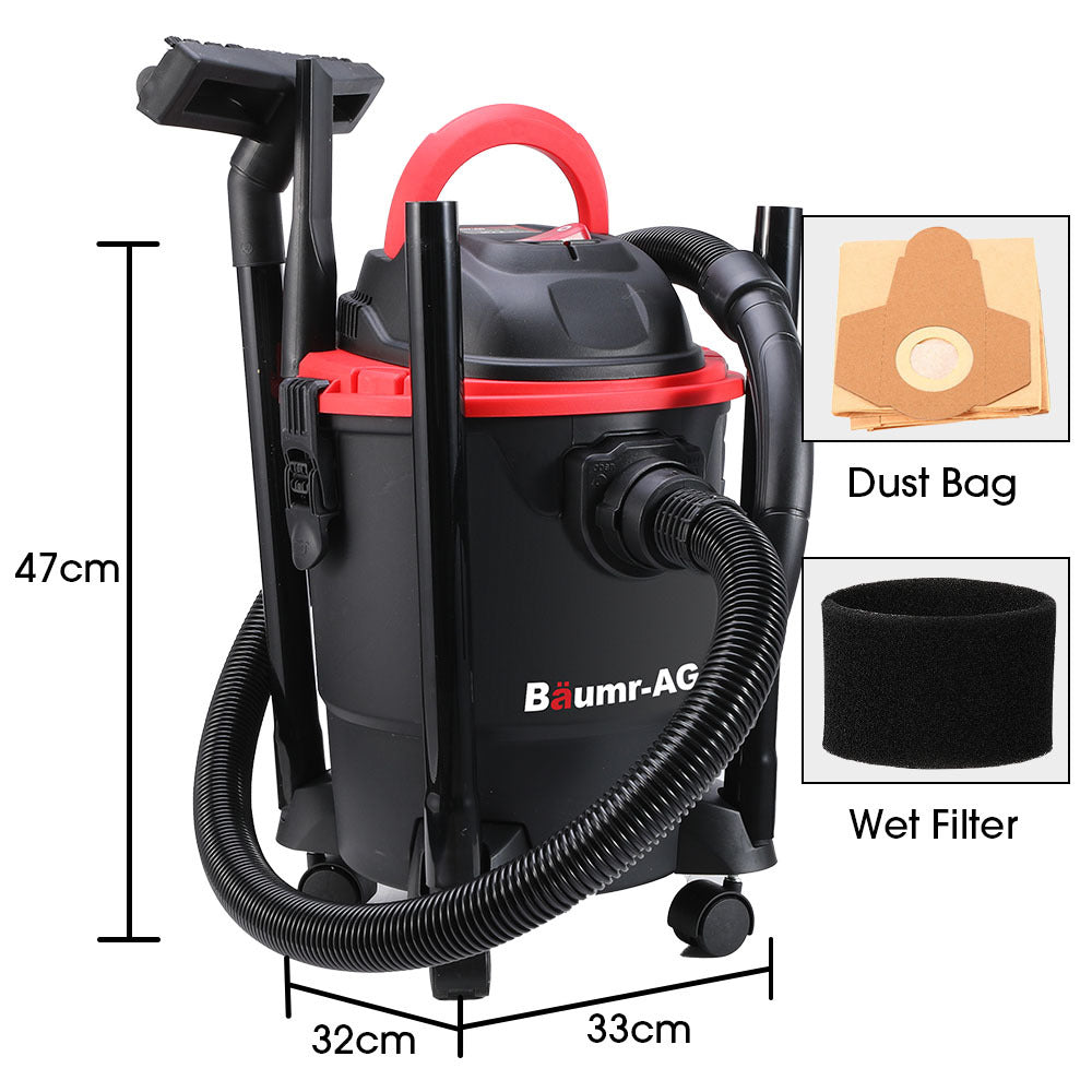 Baumr-AG 20L 1200W Wet and Dry Vacuum Cleaner, with Blower, for Car, Workshop, Carpet 5