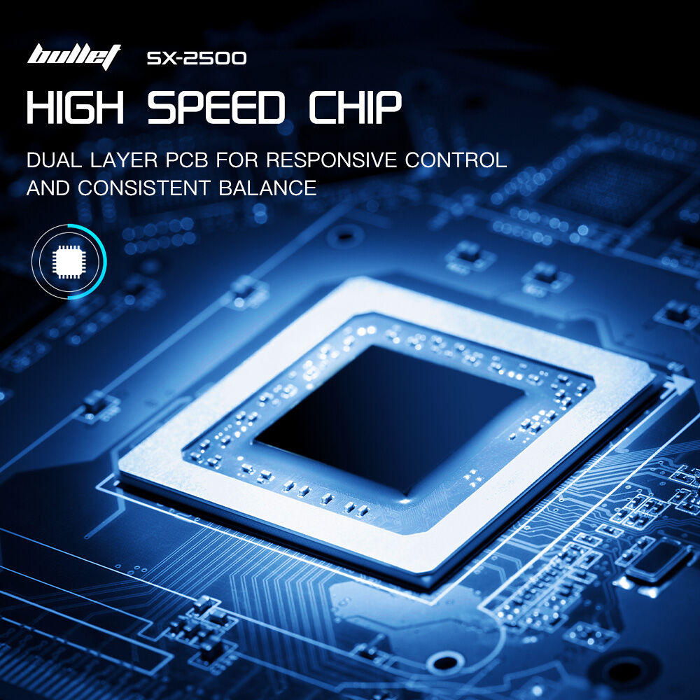 BULLET SX-2500 Hoverboard Scooter, 500W Brushless, UL Certified, AU Compliant, 6.5-inch Off-Road Style Tyres, Superior Self Balancing System, LED Lights, Black 4