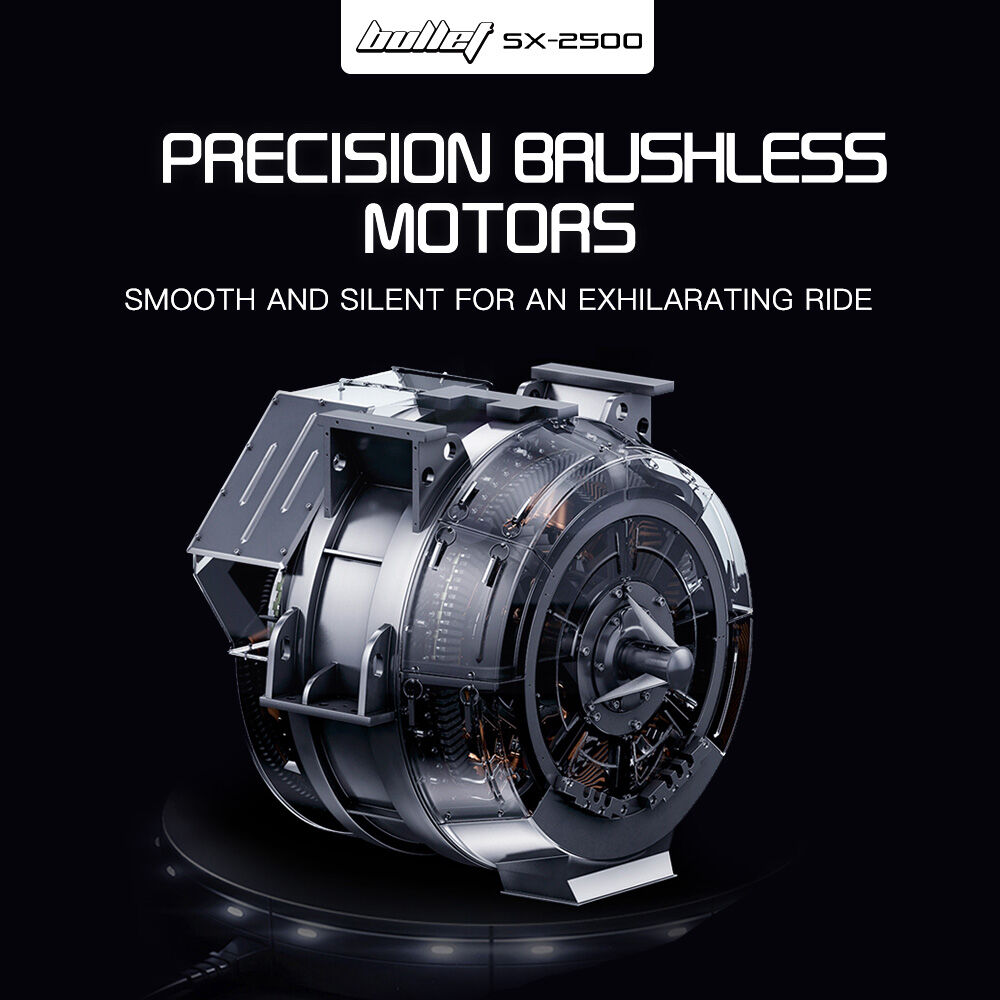 BULLET SX-2500 Hoverboard Scooter, 500W Brushless, UL Certified, AU Compliant, 6.5-inch Off-Road Style Tyres, Superior Self Balancing System, LED Lights, Pink 5