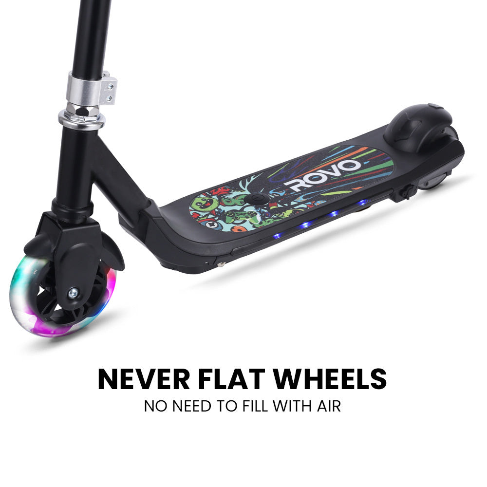 ROVO KIDS WhizKid Electric Scooter, Ages 5-11, Adjustable Height, Lithium Battery, Brushless Motor, Black 7
