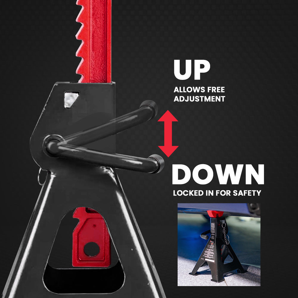 T-REX 4000KG Automotive Car Jack Axle Stands, 2 Pieces 4