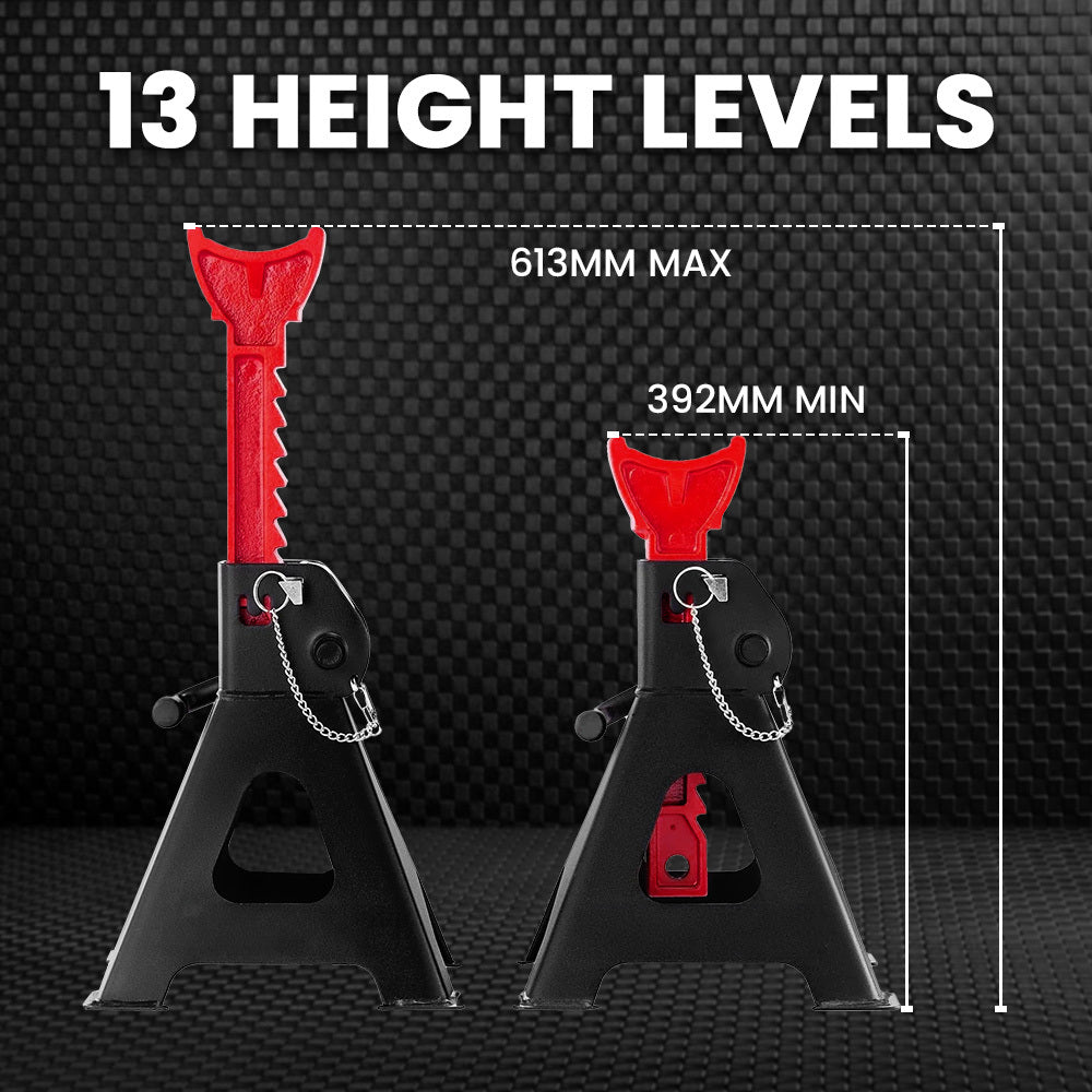 T-REX 4000KG Automotive Car Jack Axle Stands, 2 Pieces 6