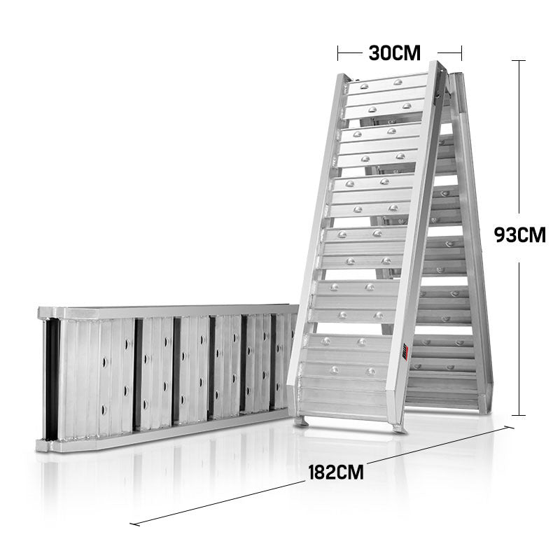 BULLET 1.8m Aluminium Folding Loading Traction Ramp, 200kg capacity 6