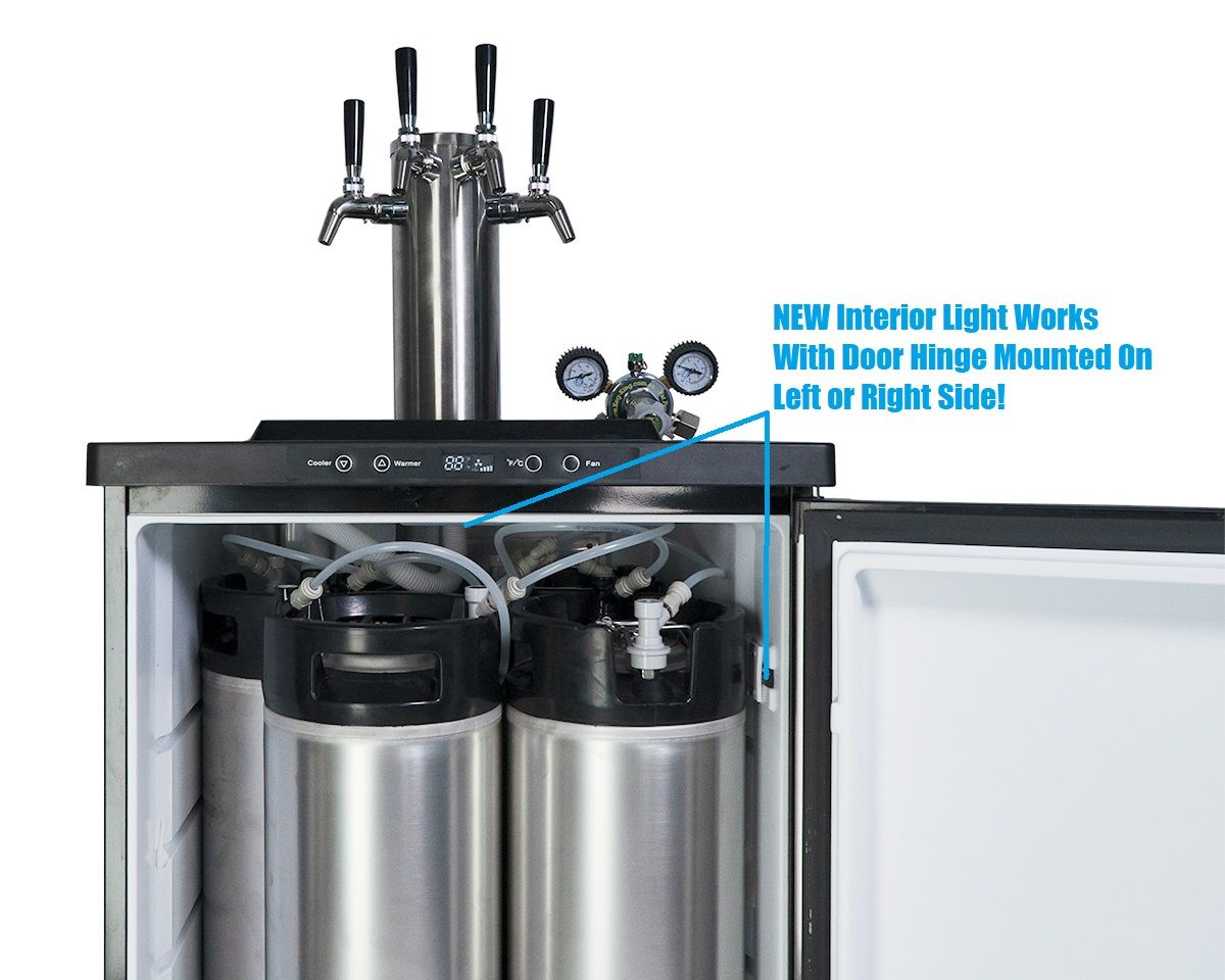 Keg King - Kegmaster XL Premium Kegerator - Fridge Pack 3