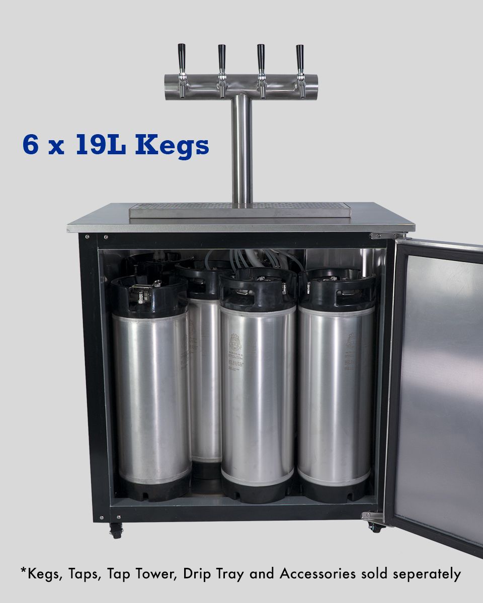 Keg King - KegMaster Solstice - 6 Keg 12volt DC Kegerator 7