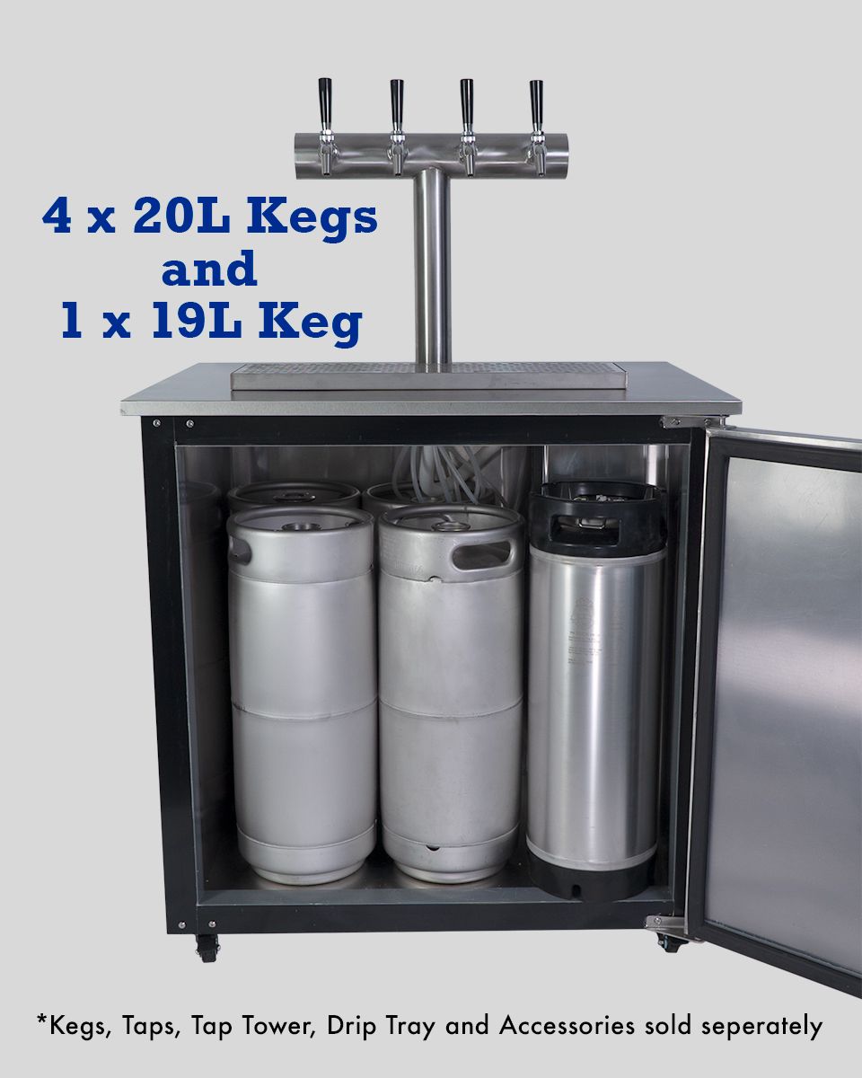 Keg King - KegMaster Solstice - 6 Keg 12volt DC Kegerator 8
