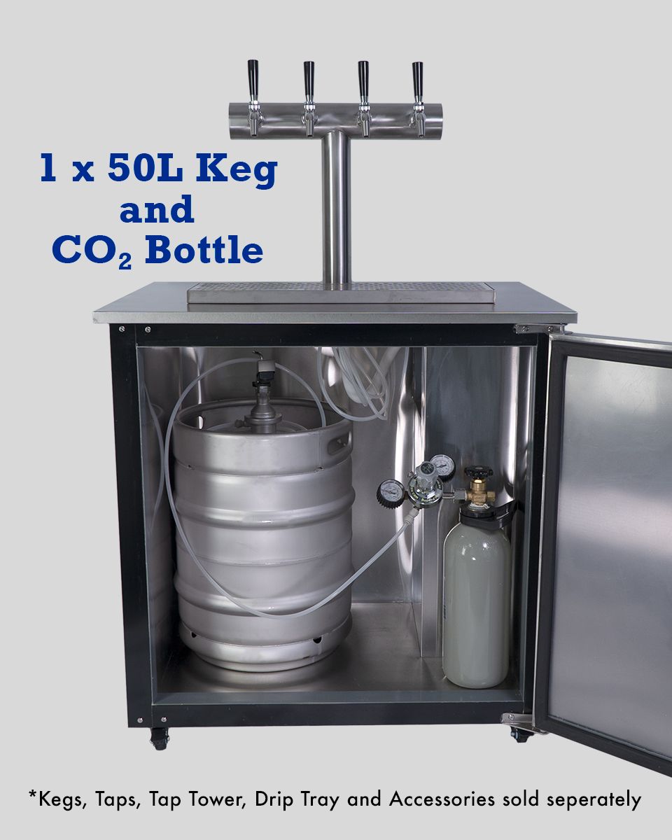 Keg King - KegMaster Solstice - 6 Keg 12volt DC Kegerator 9