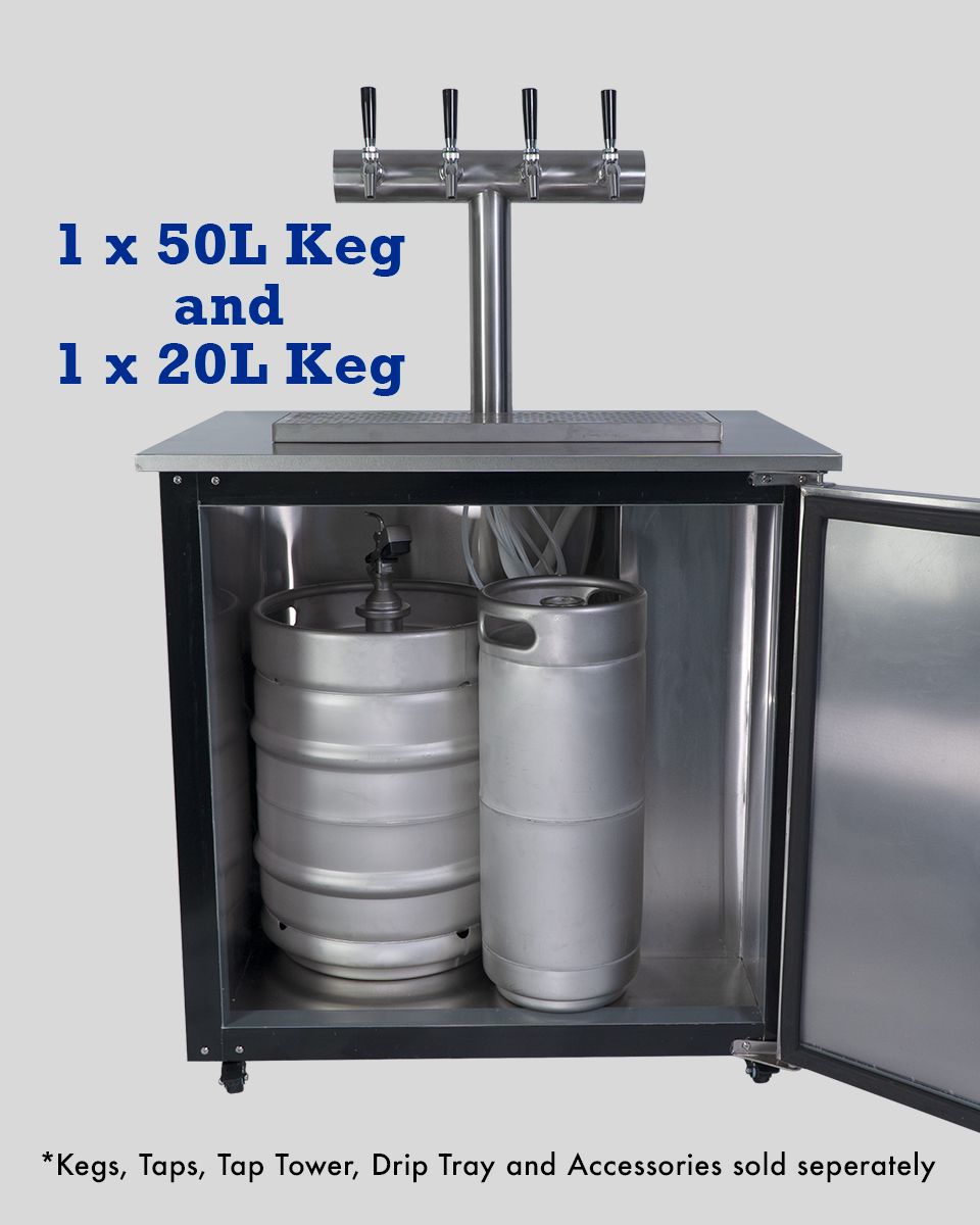 Keg King - KegMaster Solstice - 6 Keg 12volt DC Kegerator 10