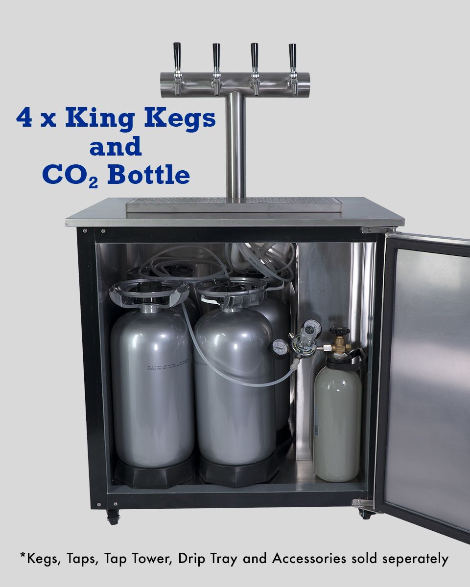Keg King - KegMaster Solstice - 6 Keg 12volt DC Kegerator 11