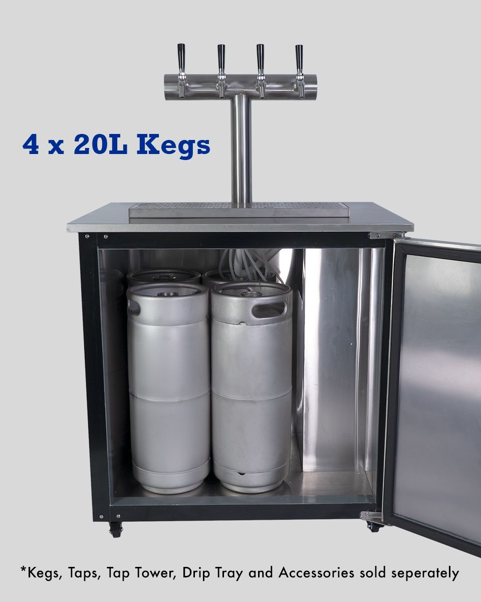 Keg King - KegMaster Solstice - 6 Keg 12volt DC Kegerator 12