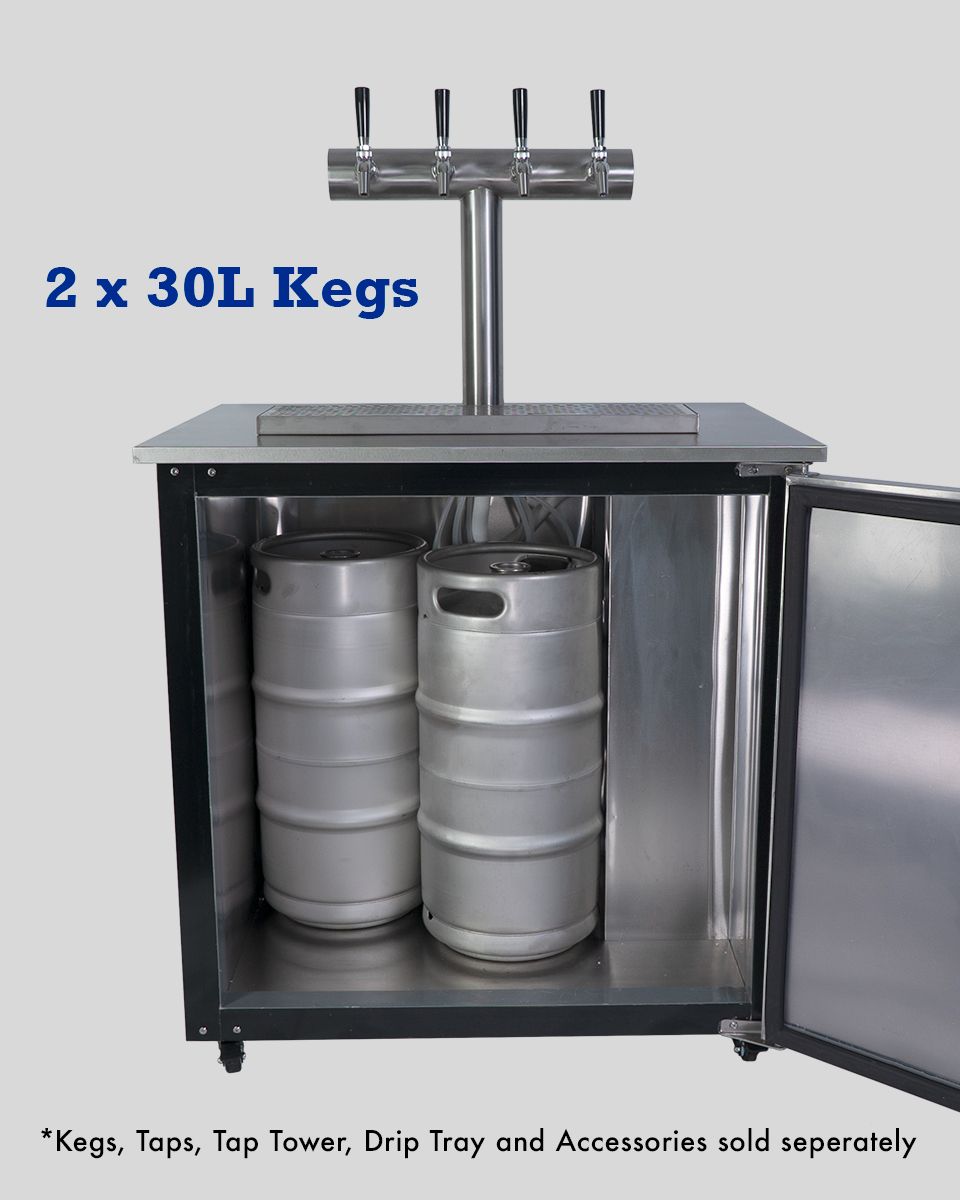 Keg King - KegMaster Solstice - 6 Keg 12volt DC Kegerator 14