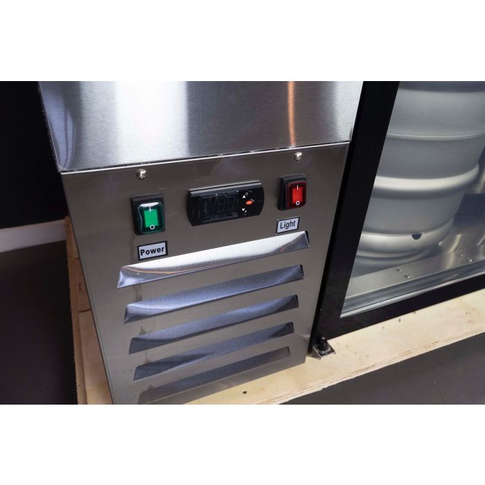 Kegerator - KegMaster Super Deluxe - Two Door Small 4