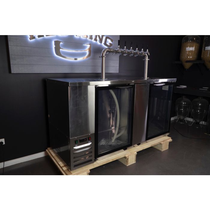 Kegerator - KegMaster Super Deluxe - Two Door Large 4