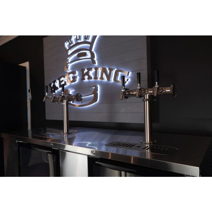 Kegerator - KegMaster Super Deluxe - Two Door Large 3