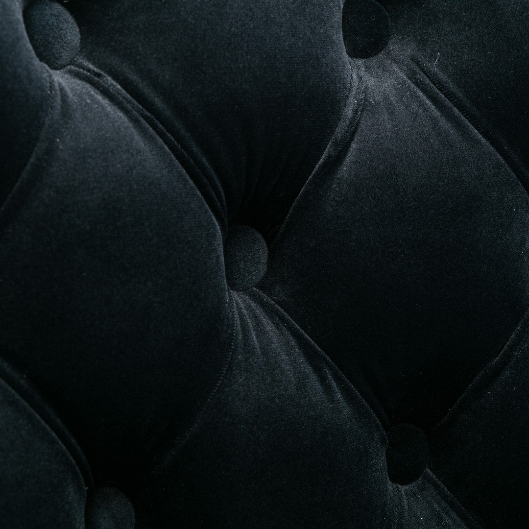 4x Height Adjustable Swivel Bar Stool Velvet Nailhead Barstool with Footrest 12